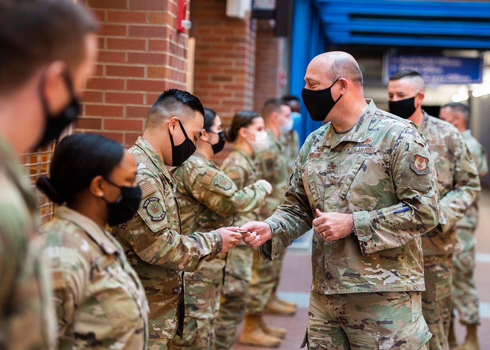 Col. Miller Visits Deployed Airmen in Detroit, Michigan