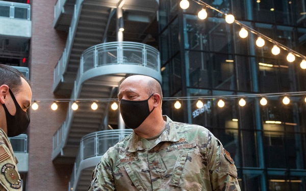 Col. Miller Visits Deployed Airmen in Detroit, Michigan