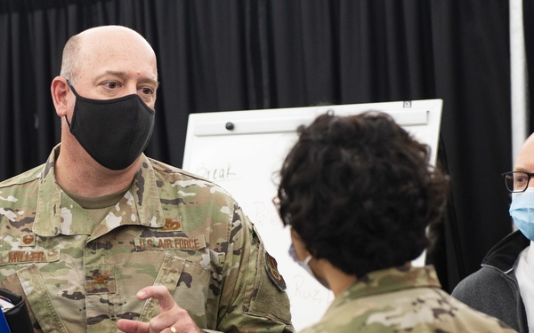 Col. Miller Visits Deployed Airmen in Detroit, Michigan