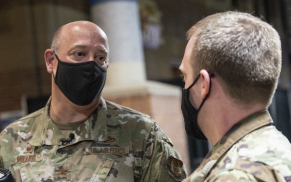 Col. Miller Visits Deployed Airmen in Detroit, Michigan