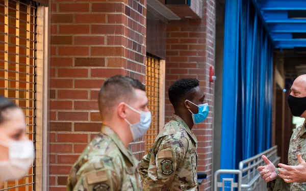 Col. Miller Visits Deployed Airmen in Detroit, Michigan