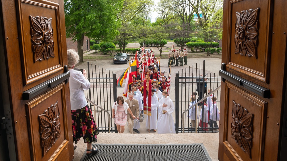 Illinois National Guard joins in celebrating the 230th Polish - Lithuanian Commonwealth Constitution Commemoration