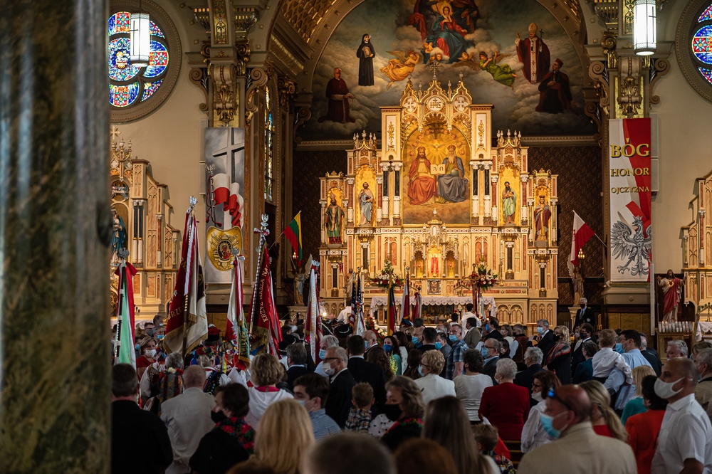 Illinois National Guard Celebrates 230th Polish - Lithuanian Commonwealth Constitution Commemoration