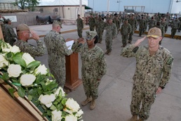 NMCB 14 DEDICATES CANTINA REBUILD TO SEABEES KIA IN 2004