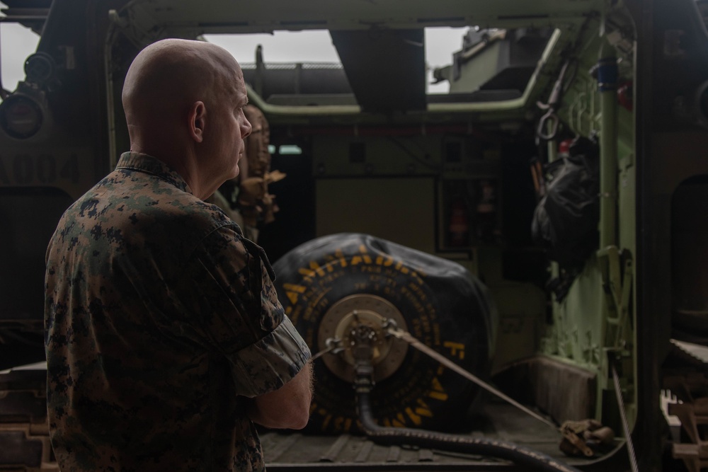 General Berger visits 2d Marine Division