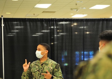 U.S. Navy Hospital Corpsman support Federal Vaccine Response