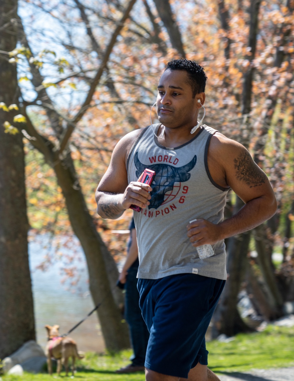 Sailors run for Sexual Assault Awareness Prevention Month