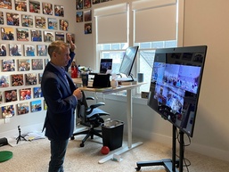 100th ARW leadership participates in first-ever virtual leadership development course