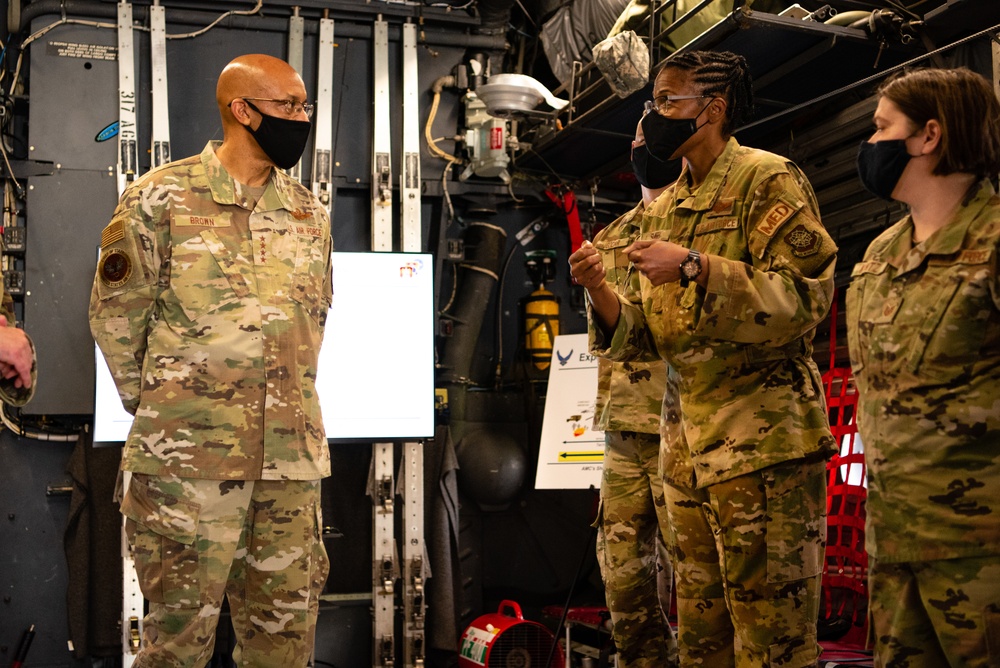CSAF visits Scott Air Force Base
