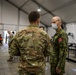 Canadian Army Brig. Gen. R.T. Ritchie, Assistant Commanding General of Operations, XVIII Airborne Corps visits the United Center COVID-19 Community Vaccination Center, Chicago