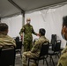 Canadian Army Brig. Gen. R.T. Ritchie, Assistant Commanding General of Operations, XVIII Airborne Corps visits the United Center COVID-19 Community Vaccination Center, Chicago