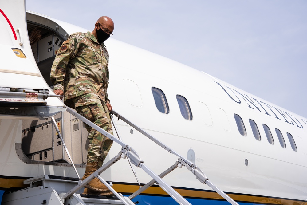 CSAF visits Scott Air Force Base