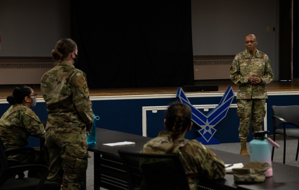 CSAF visits Scott Air Force Base