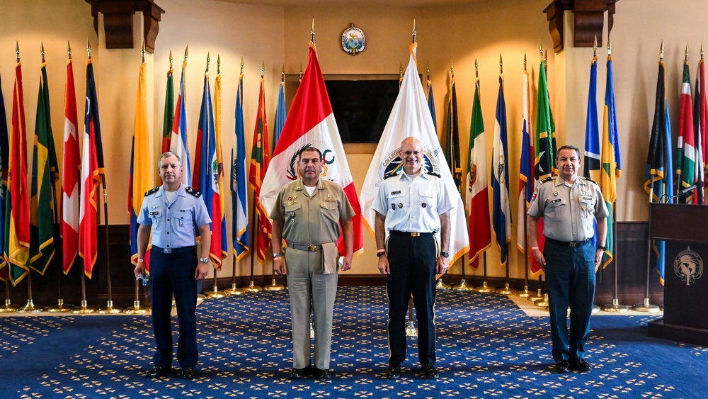 Rear Admiral Nelson Montenegro Pacheco Visit IADC