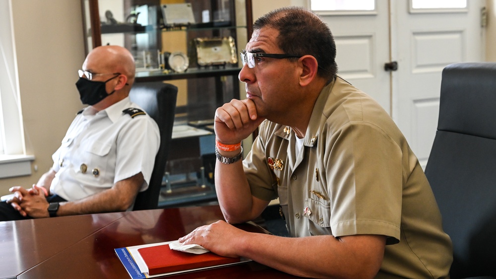 Rear Admiral Nelson Montenegro Pacheco Visit IADC