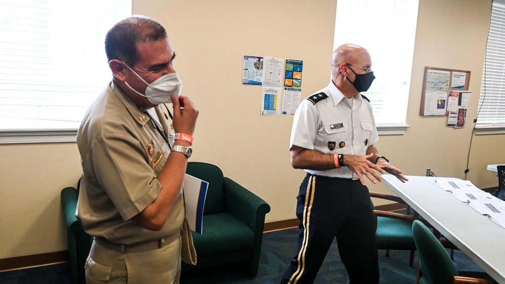 Rear Admiral Nelson Montenegro Pacheco Visit IADC