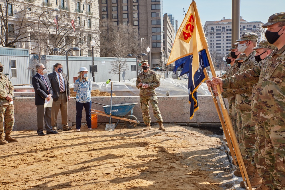 108th Infantry Battalion ceremony at WW I Memorial