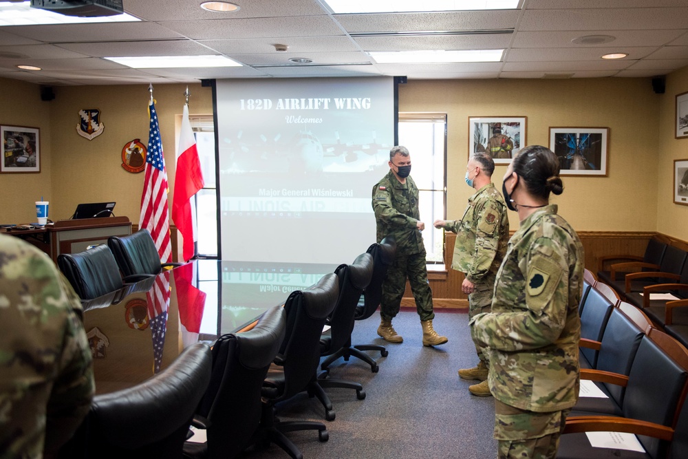 State Partnership Visit to 182nd
