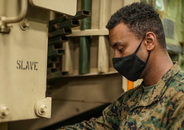 CLB 11 conducts fuel checks before ship to shore movement