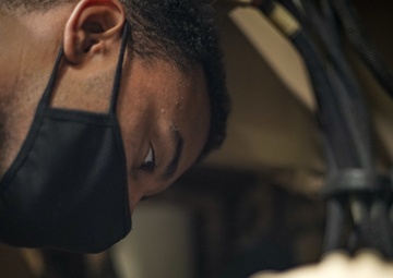 CLB 11 conducts fuel checks before ship to shore movement