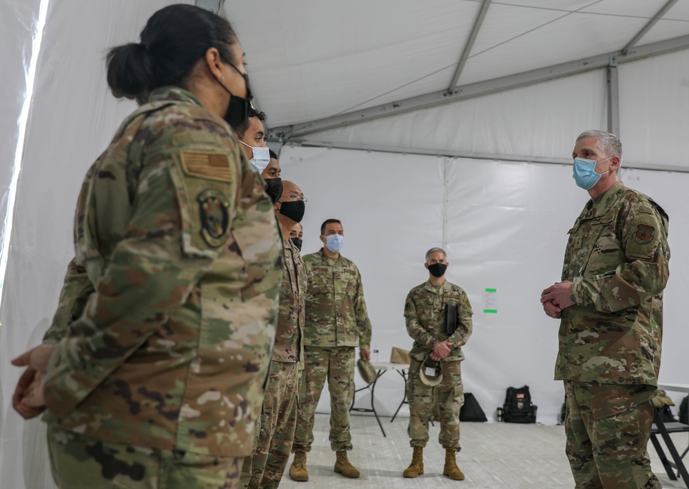 U.S Air Force General Collins visits Greenbelt CVC site