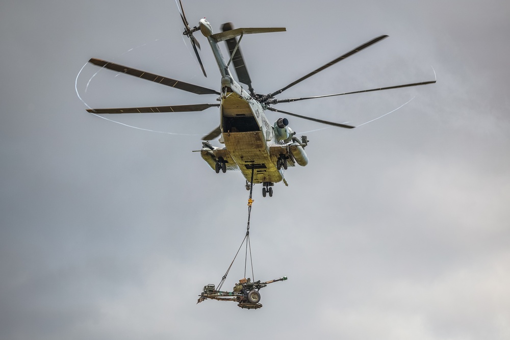 Joint Air Assault - Marines and 25th Infantry Division Artillery Soldiers