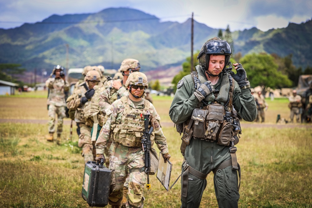 Joint Air Assault - Marines and 25th Infantry Division Artillery Soldiers