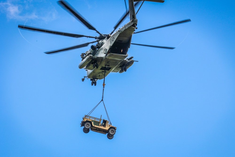 Joint Air Assault - Marines and 25th Infantry Division Artillery Soldiers