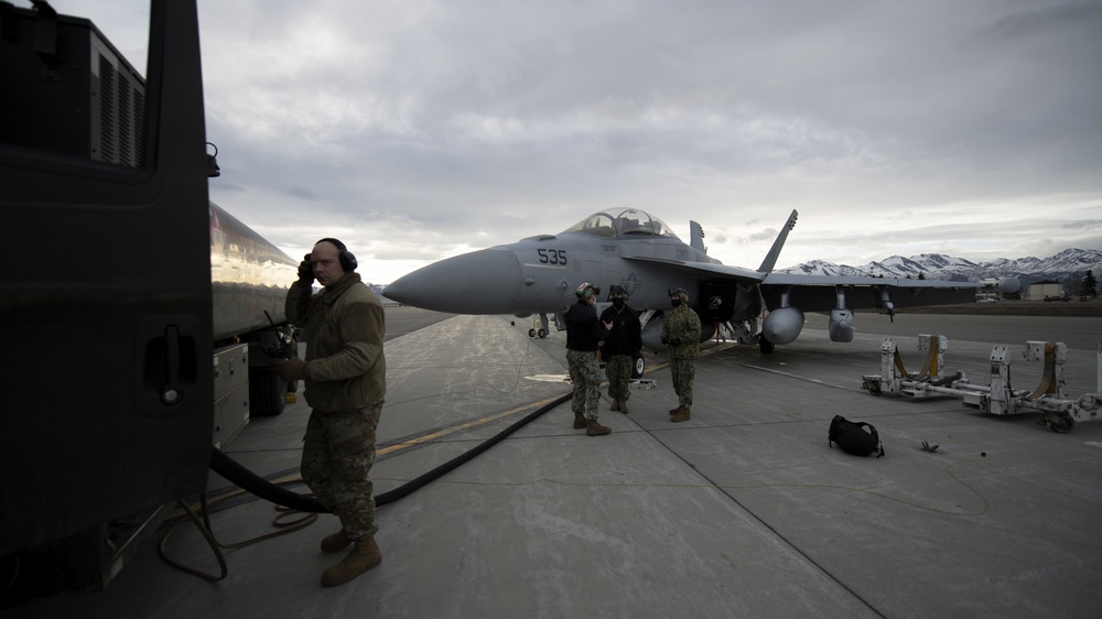 Airman and Sailors participate in Joint Operations