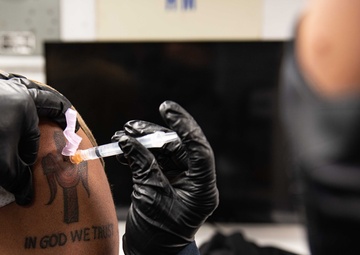 Theodore Roosevelt Carrier Strike Group Gets Vaccinated