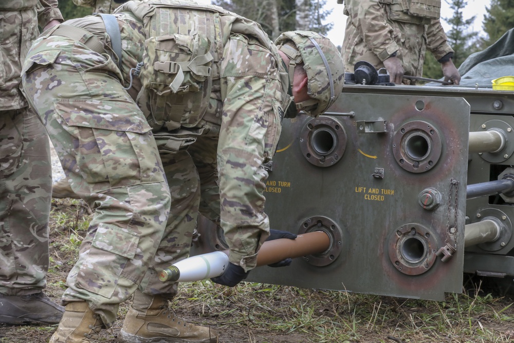 MLRS Live Fire Exercise In Estonia