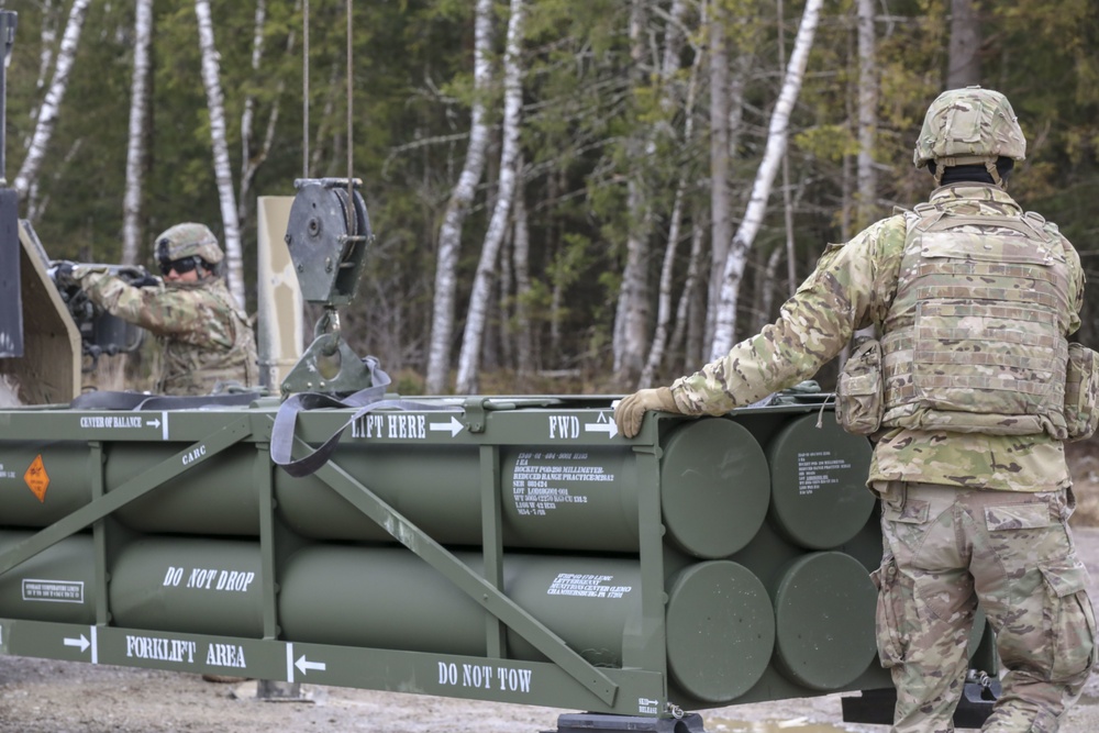 MLRS Live Fire Exercise In Estonia