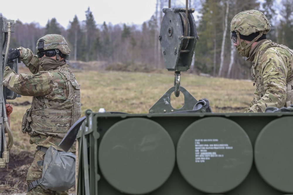 MLRS Live Fire Exercise In Estonia