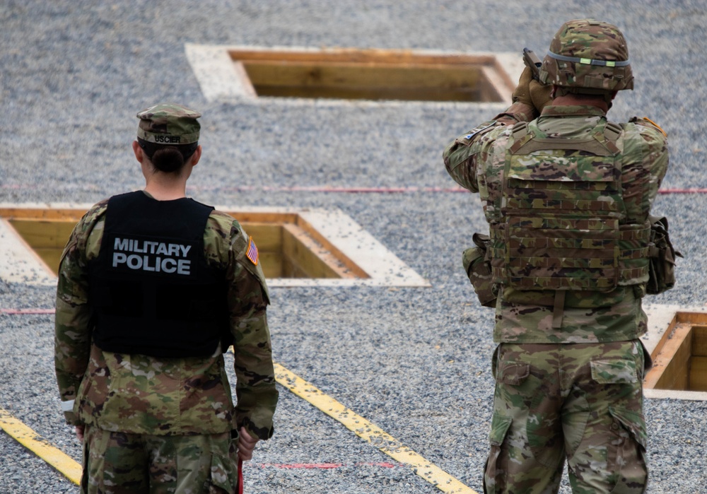 KFOR Soldiers qualify on M17 at Camp Bondsteel