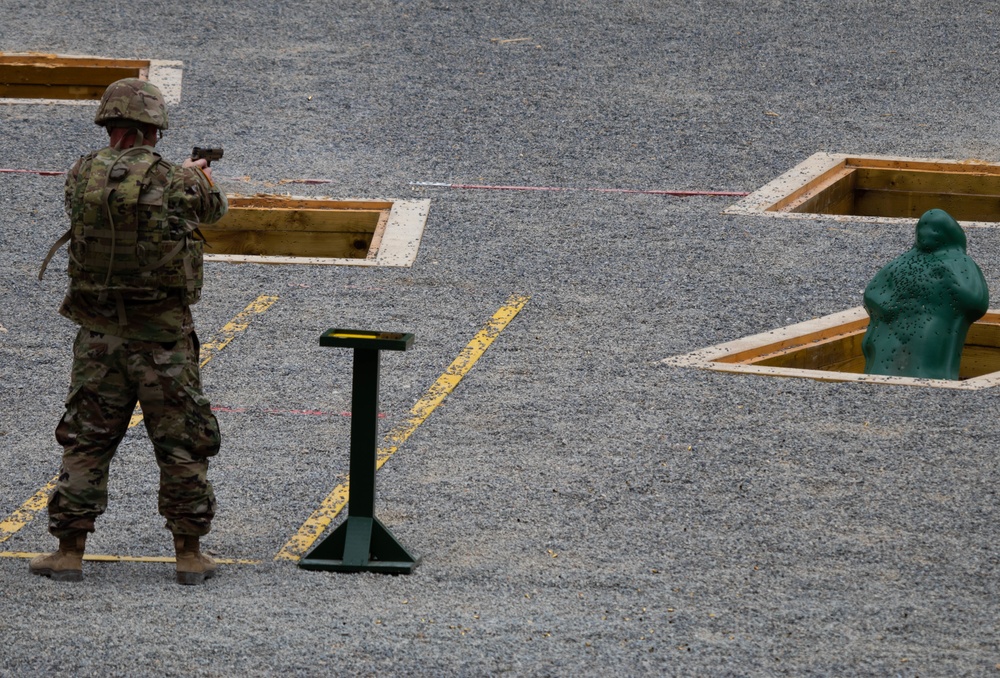 KFOR Soldiers qualify on M17 at Camp Bondsteel