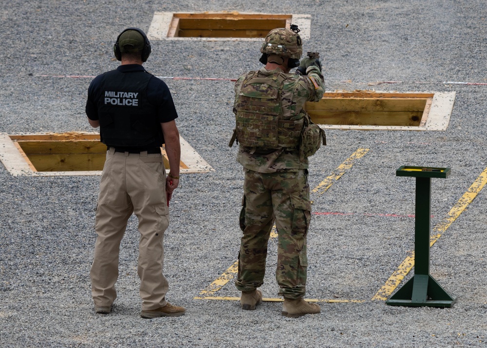 KFOR Soldiers qualify on M17 at Camp Bondsteel