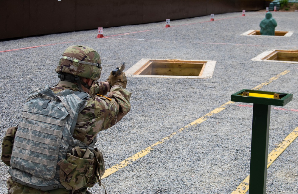 KFOR Soldiers qualify on M17 at Camp Bondsteel