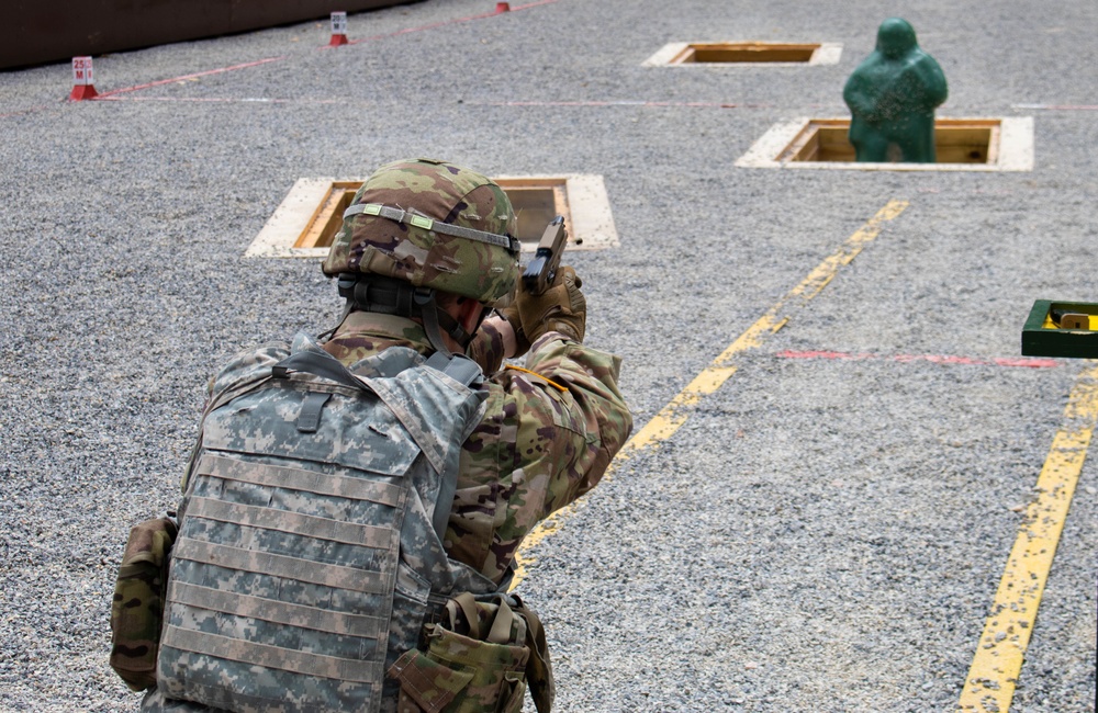 KFOR Soldiers qualify on M17 at Camp Bondsteel