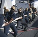 Sailors Assigned to USS Farragut Practice Conducting a Heavy Weather Moor as Part of Hurricane Exercise (HURREX) 2021