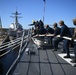 Sailors Assigned to USS Farragut Practice Conducting a Heavy Weather Moor as Part of Hurricane Exercise (HURREX) 2021