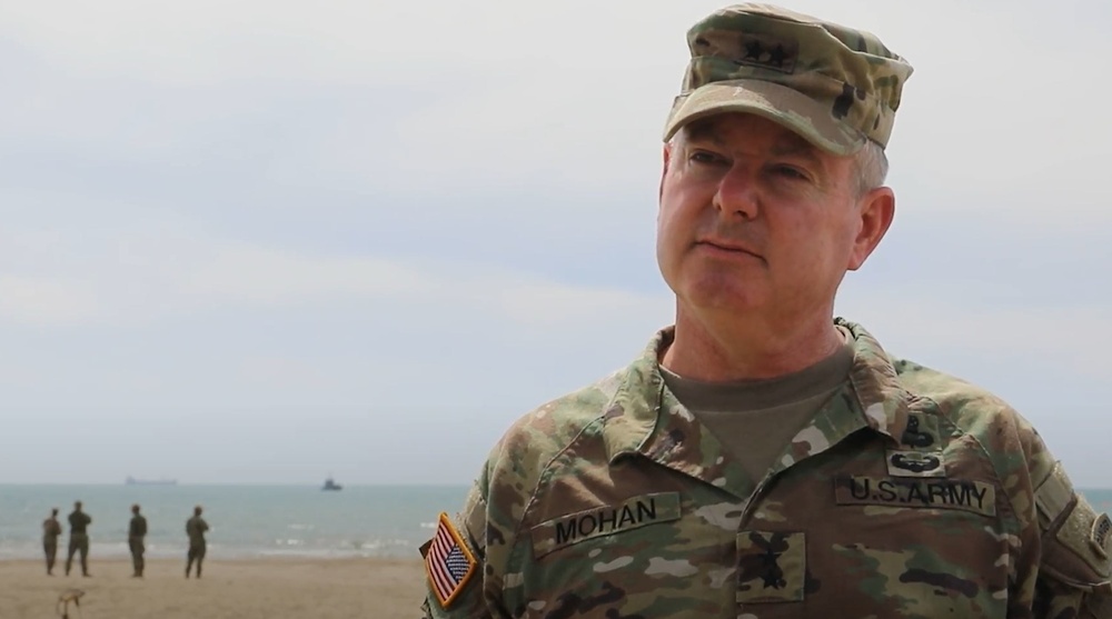 General Mohan Hits the Beach with the 21st TSC