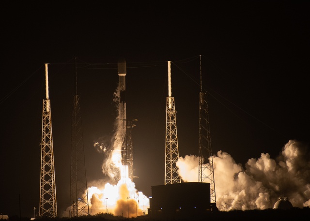 Falcon 9 Launches from Cape Canaveral Space Force Station