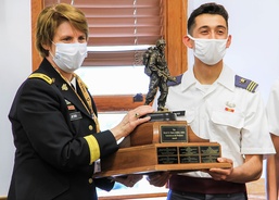 Capstone team receives 2021 Clark Award for robotics research on Projects Day