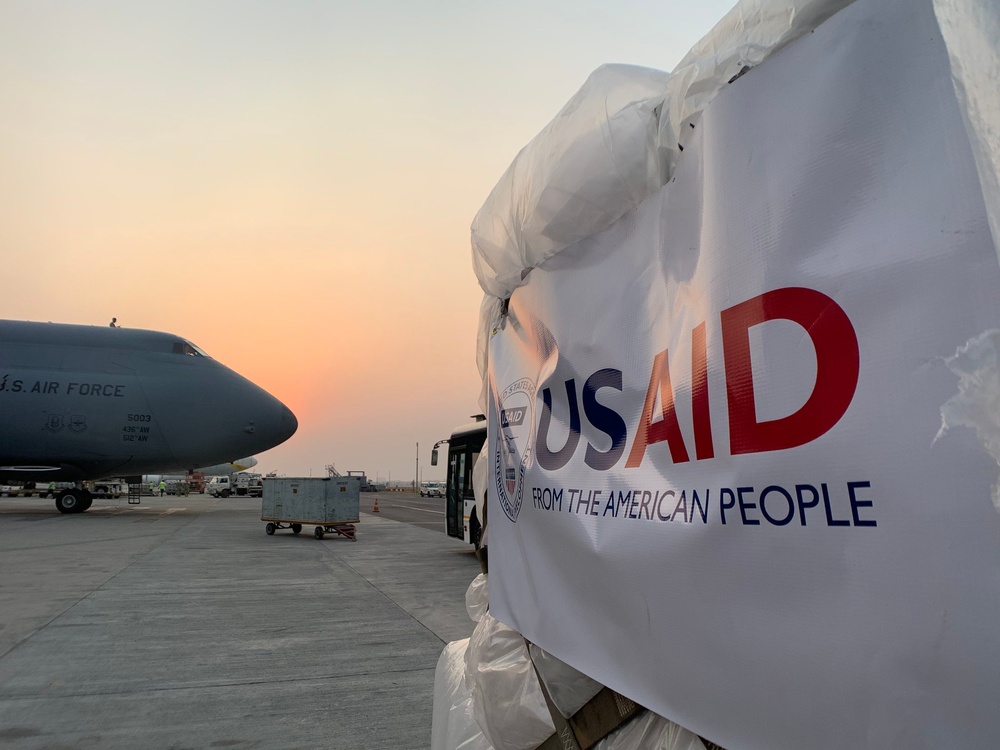 The sixth of several emergency COVID-19 relief shipments from the United States