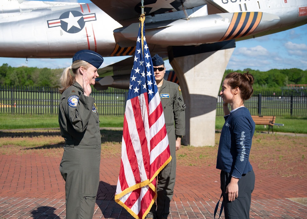 Enlistee set to become 166th Airlift Wing's first female flight engineer in 25 years