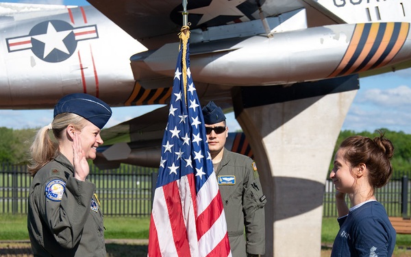Enlistee set to become 166th Airlift Wing's first female flight engineer in 25 years