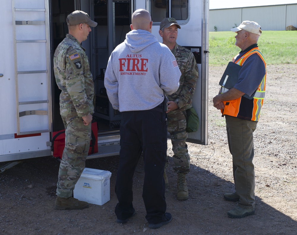 63rd Civil Support Team trains with City of Altus