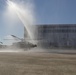 Lt. Col. Lee Robinson completes final flight at Hunter Army Airfield, Georgia.