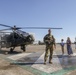 Lt. Col. Lee Robinson completes final flight at Hunter Army Airfield, Georgia.