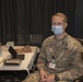 U.S. Army Staff Sgt. Gabriel Griffin talks about his role at the Wisconsin Center Community Vaccination Center